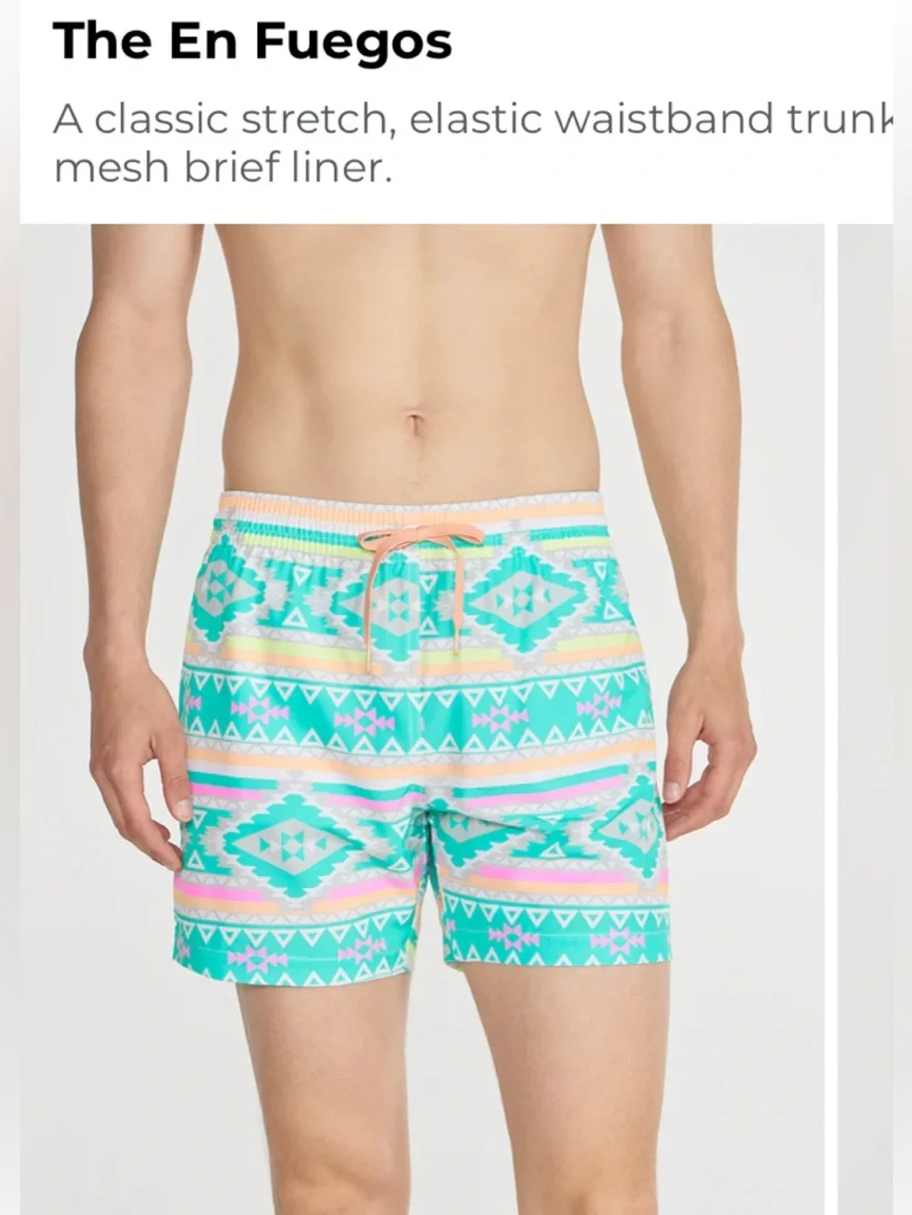 Chubbies En Fuegos swim trunks